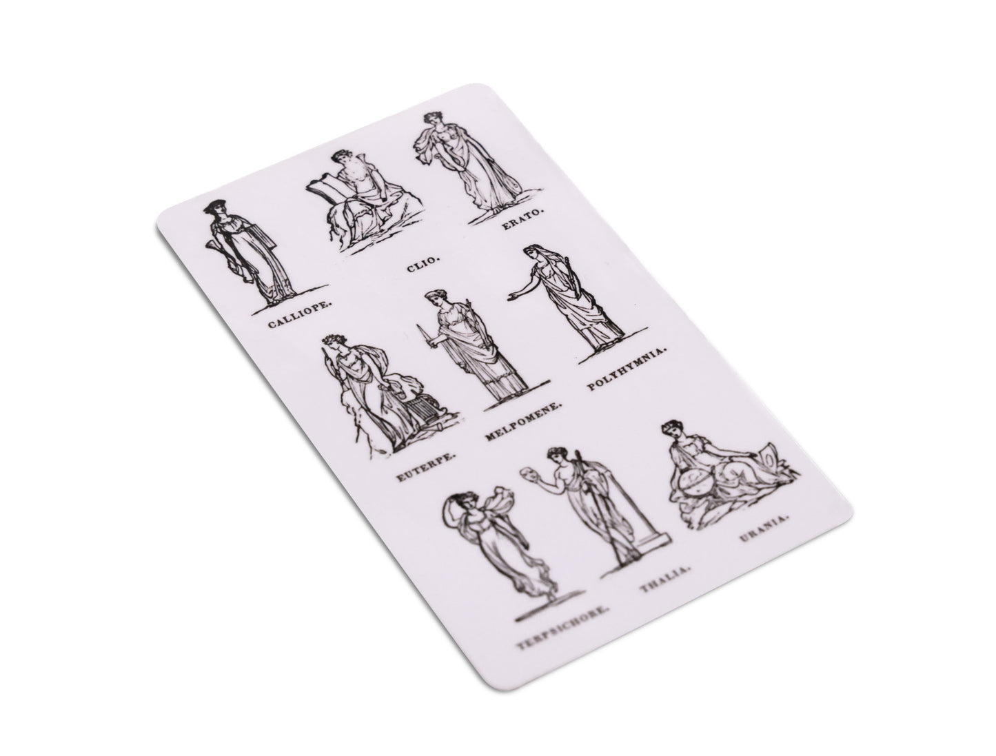 The Nine Muses 1832 Sticker Samuel Griswold Goodrich