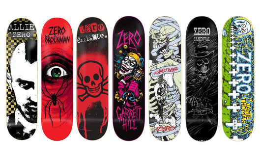 The Men Who Returned to Work with Jamie Thomas for Zero Skateboards 30th Anniversary Reissue Boards : The Optics Are Terrible