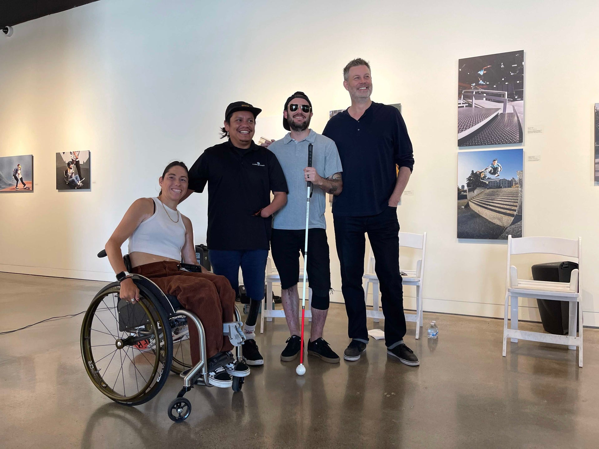 Load video: Robert Brink Adaptive Skateboarding and WCMX Panel at The New Normal Exhibition